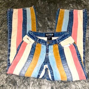 VTG TRACTOR Girl’s Corduroy&Denim Striped Jeans Low Retro HTF RARE
Y2K HippieSz8